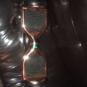 Rose gold LED light hover board